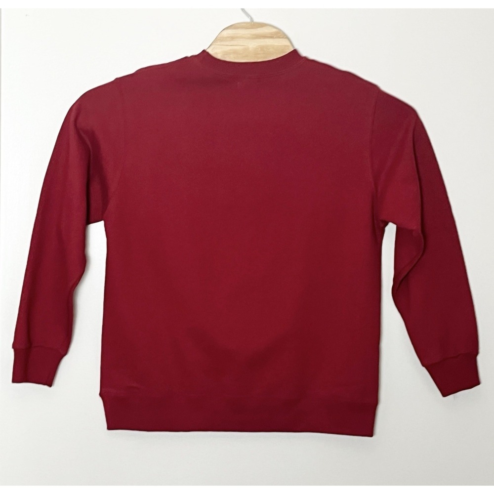 Roots Canada Sweatshirt Boys XL Red Graphic Beaver Logo Collegiate Preppy Bro - Picture 3 of 4